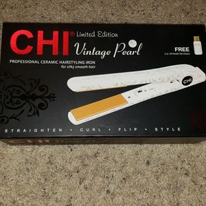 CHI Limited Edition Vintage Pearl Straightener GUC